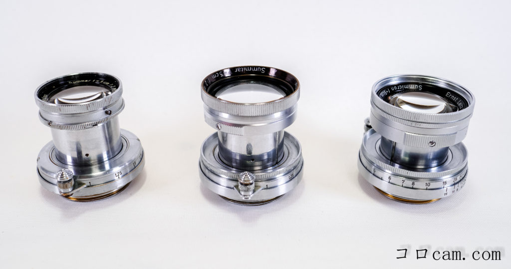 Leica Summar 50mm f2 オールドレンズ SALE！虹の出る癖玉！Leica