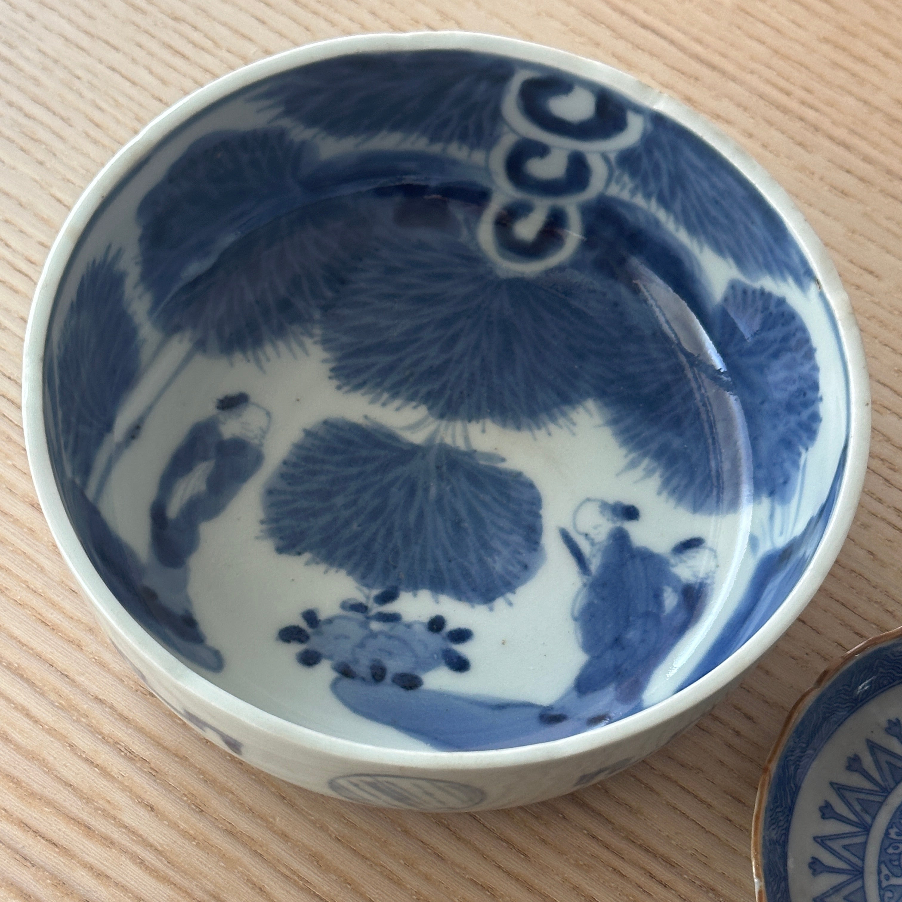 染付竹林賢人の古伊万里鉢 – Kotto Shop