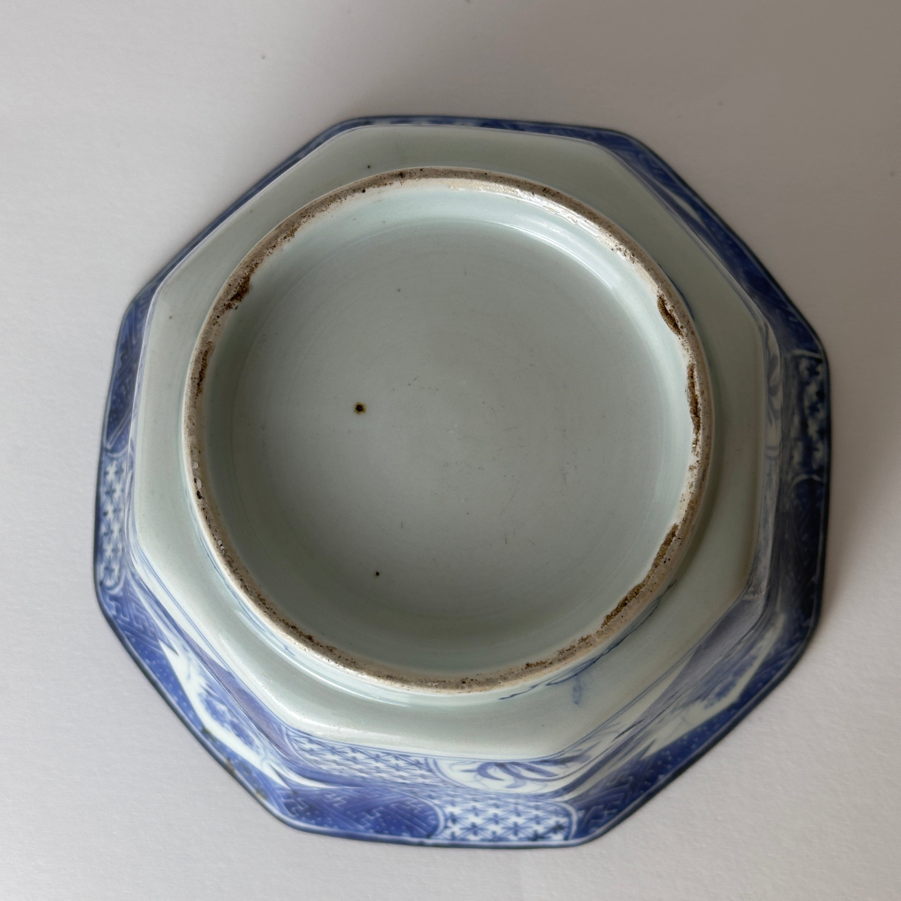 伊万里焼 古伊万里 染付 竹花文 鉢 一対 C 7603 伊万里焼 古伊万里