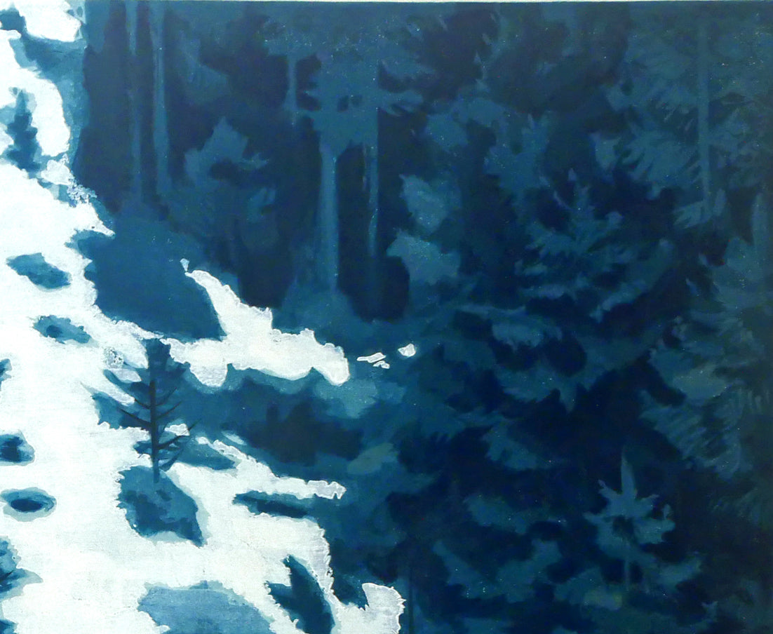 東山魁夷 【雪の後】 遺珠刊行会 木版画 東山魁夷 【雪の後】 遺珠刊行