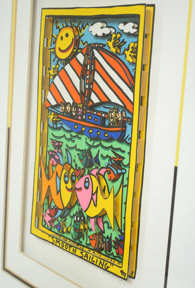 James Rizziの3Dシルクスクリーン版画「GOOD KITTY」 James Rizziの3D