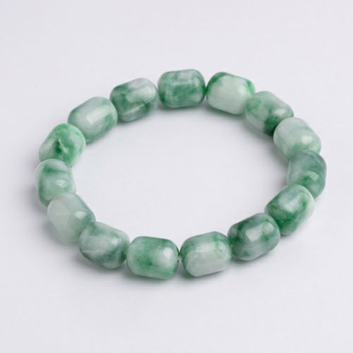 17cmサイズ・プレミアム・新緑の緑・艶美麗】（プレミアム濃緑色ヒスイ