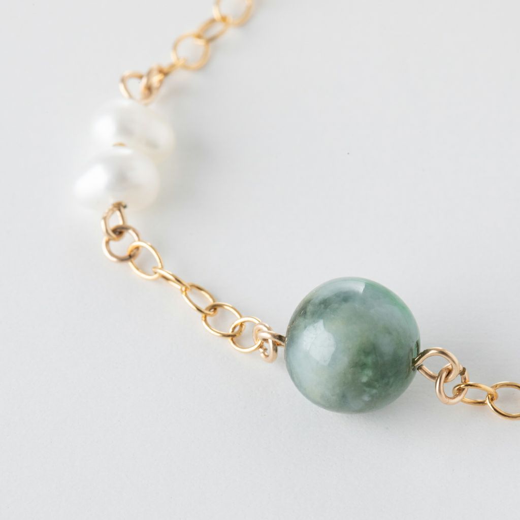 h*i様 K14 ブロー パール 真珠 ルビー エメラルド サファイア 翡翠 1