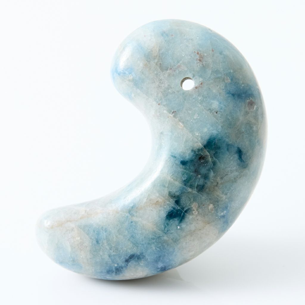 オーダー品】勾玉2種類 青瑪瑙と翡翠 糸魚川産翡翠 勾玉 青 38mm