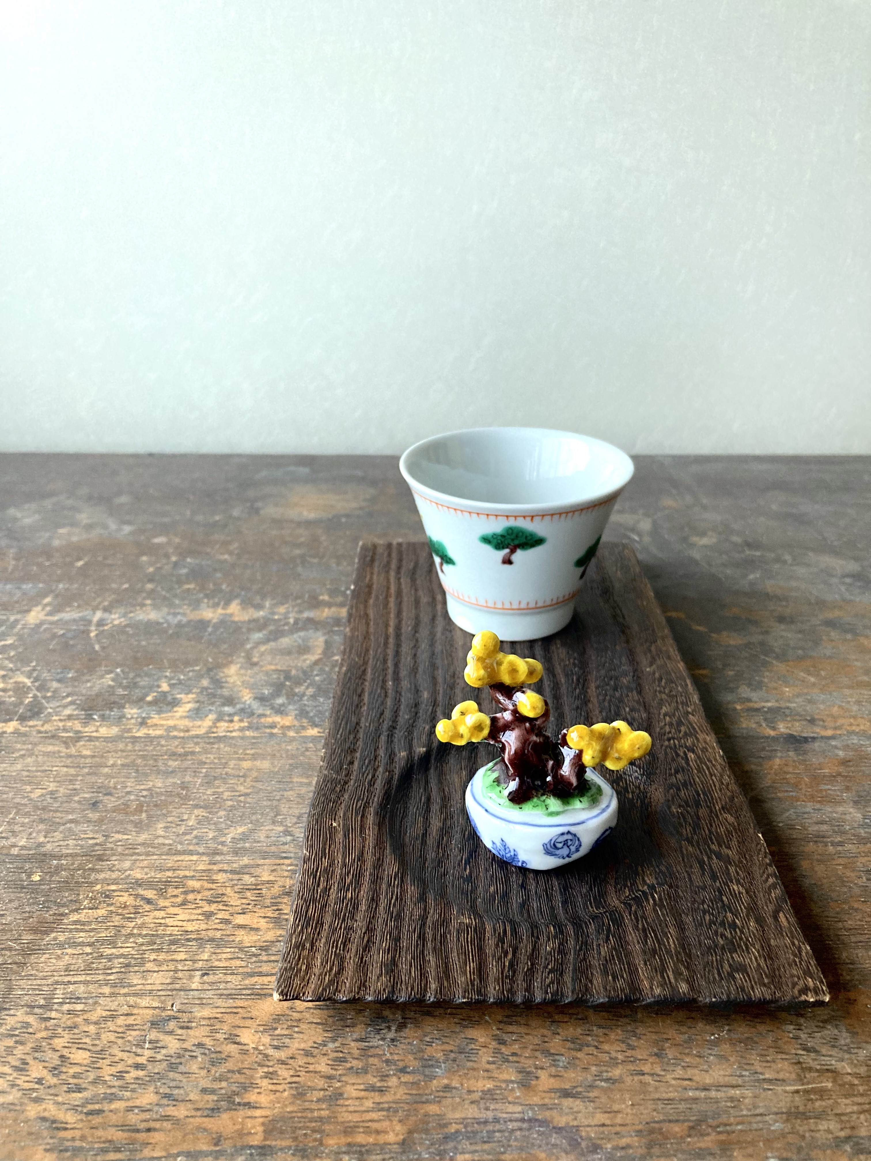 工房あめつち 豆盆栽 豆盆栽 工房あめつち 松 金魚 朝顔 工房