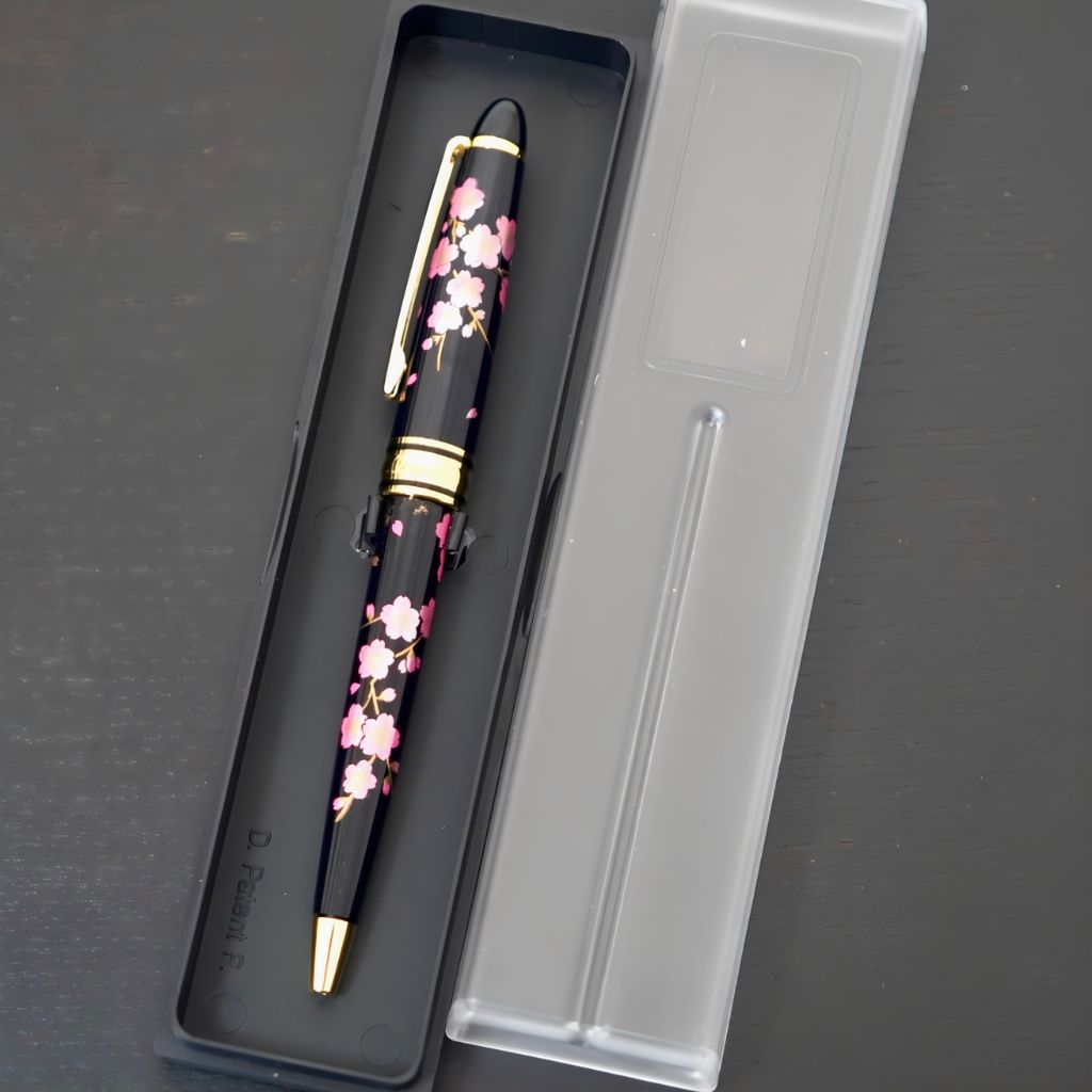 山中 漆芸ボールペン 桜 – 漆器 高翆