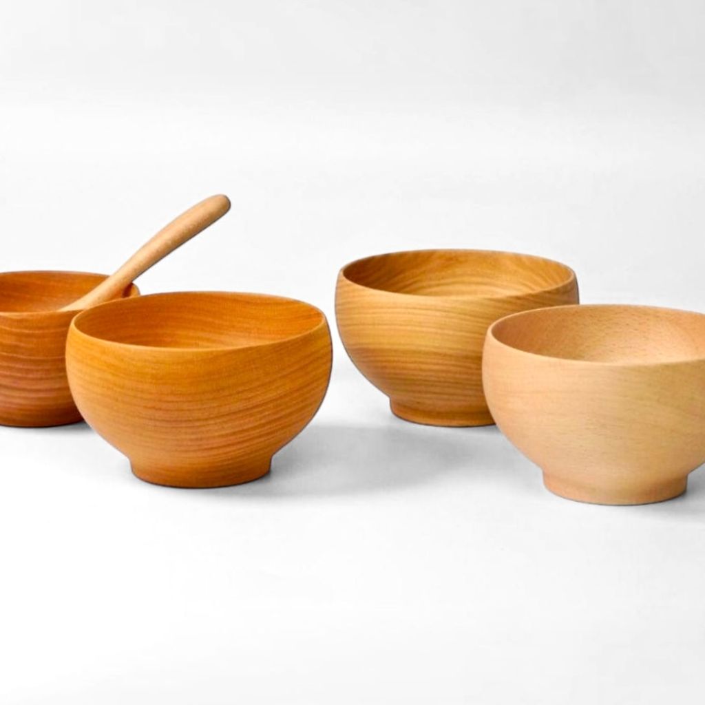 小田原 銘木椀 ケヤキ（小） – 漆器 高翆