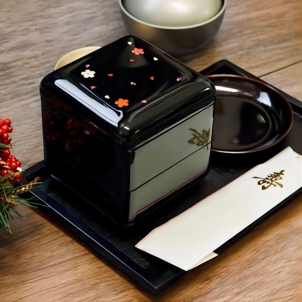 値下げ輪島塗漆器お盆長手盆道元の句作者読めません