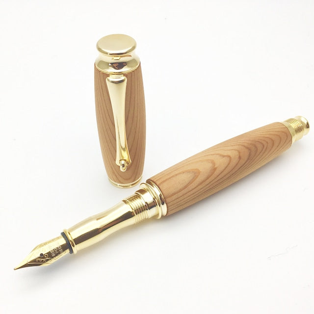 高級銘木材を活かした 万年筆 屋久杉 /やくすぎ TWM18303 コンバータ