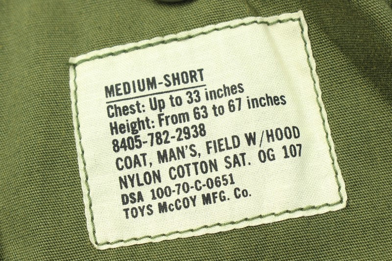 TMJ2426 / TOYS McCOY M-65 COAT,MAN'S,FIELD W/HOOD SNOOPY 