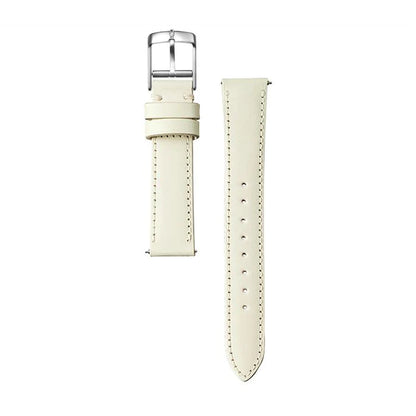 Knot S18-TT-WH 時計ベルト バンド 本革 18mm ホワイト 栃木レザー