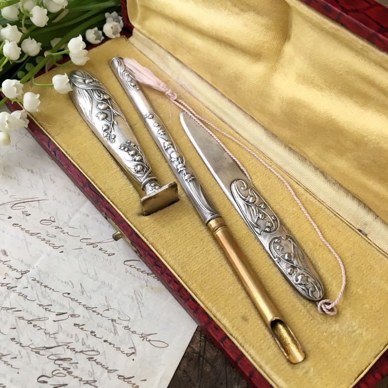 スズランのステーショナリーセット - アンティーク k-nuts