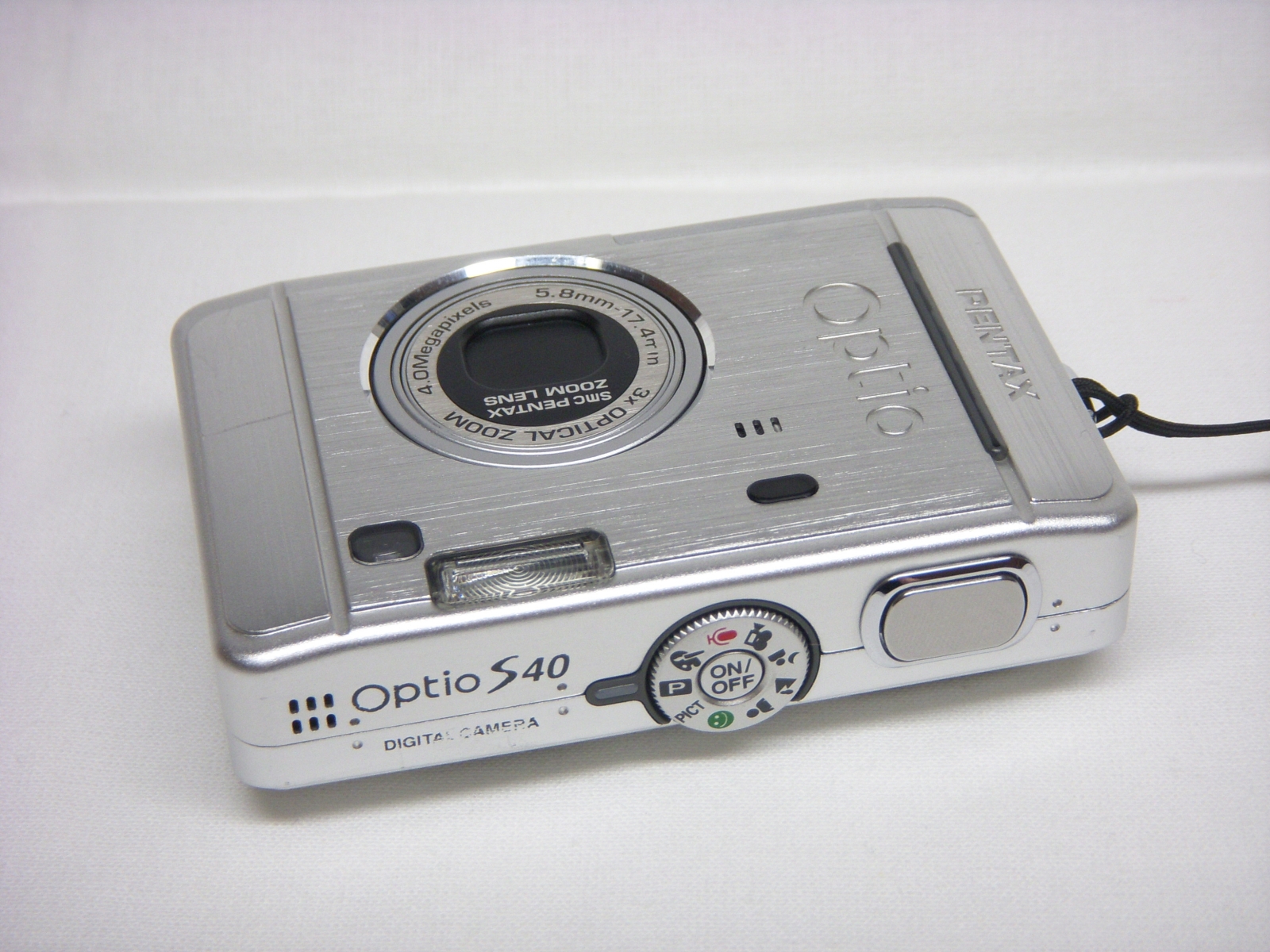 スマホ転送OK✨PENTAX Optio S40✨動作確認済 単三電池 可愛い