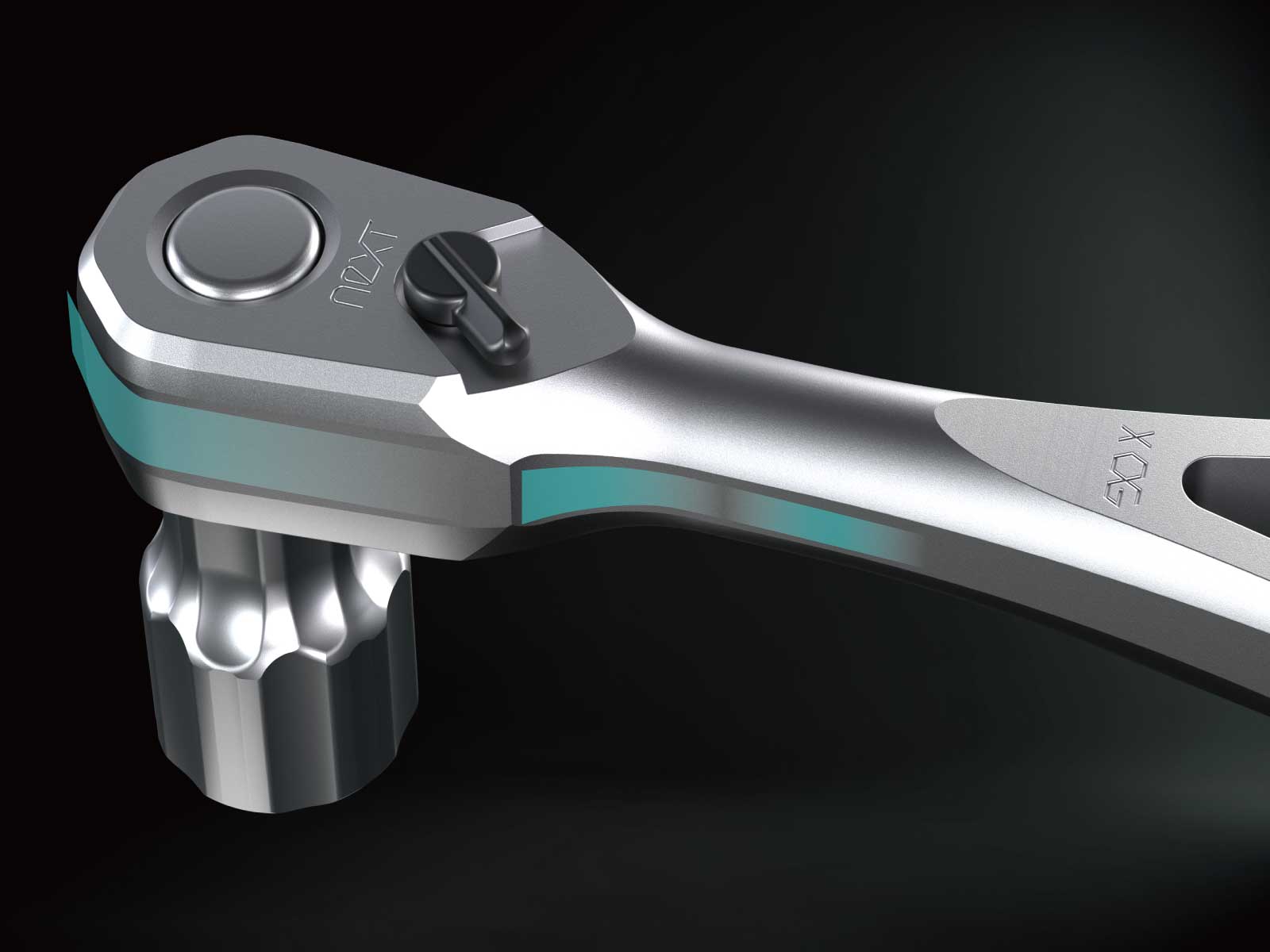 ネプロス neXT 9.5sq.ラチェットハンドル | KTCツールオフィシャル