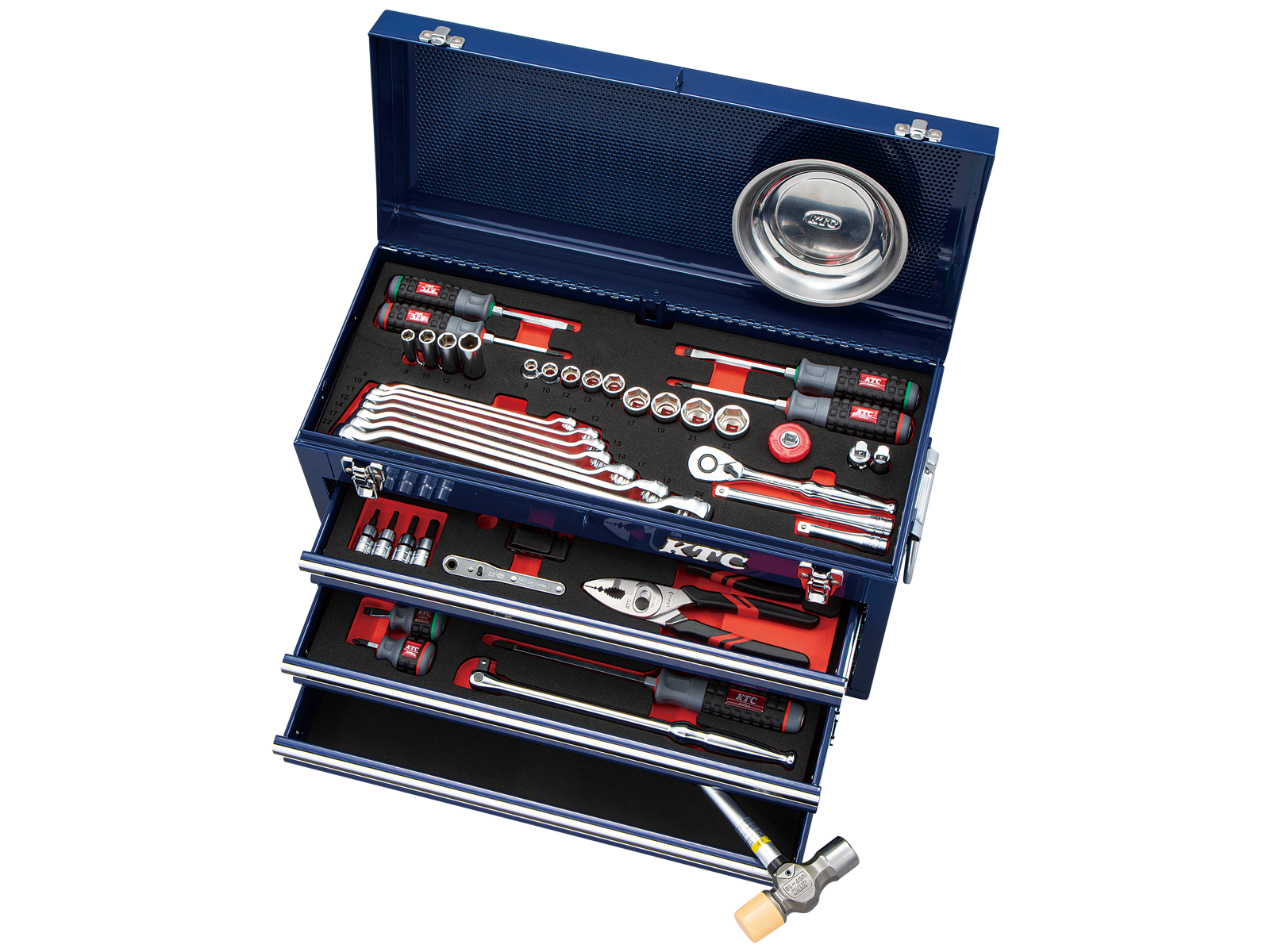 2022SKセール限定品】9.5sq.工具セット（チェスト）［67点］ | KTC