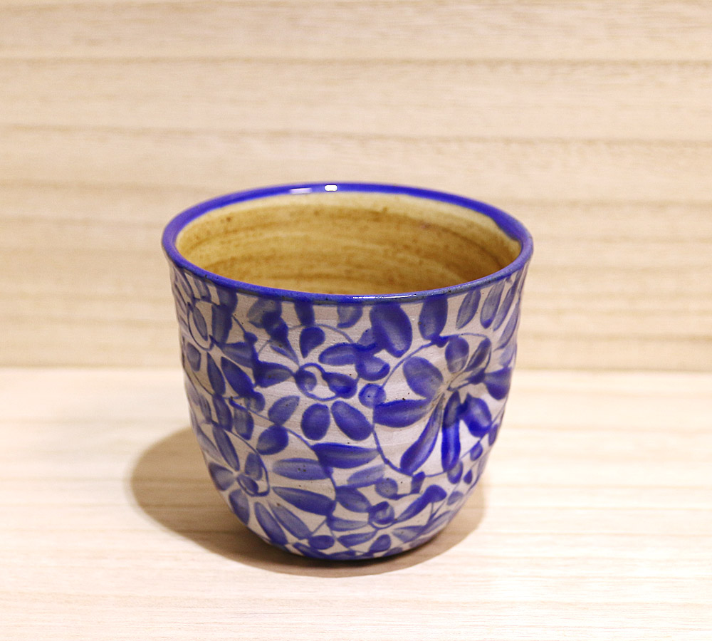 和モダン文様 白一珍 焼酎カップ｜國右エ門窯【公式サイト】波佐見焼