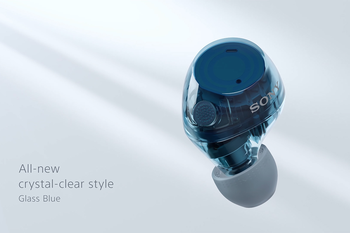 美品 SONY WF-C710N グラスブルー 充電ケース 2 美品 SONY WF-C710N グラス