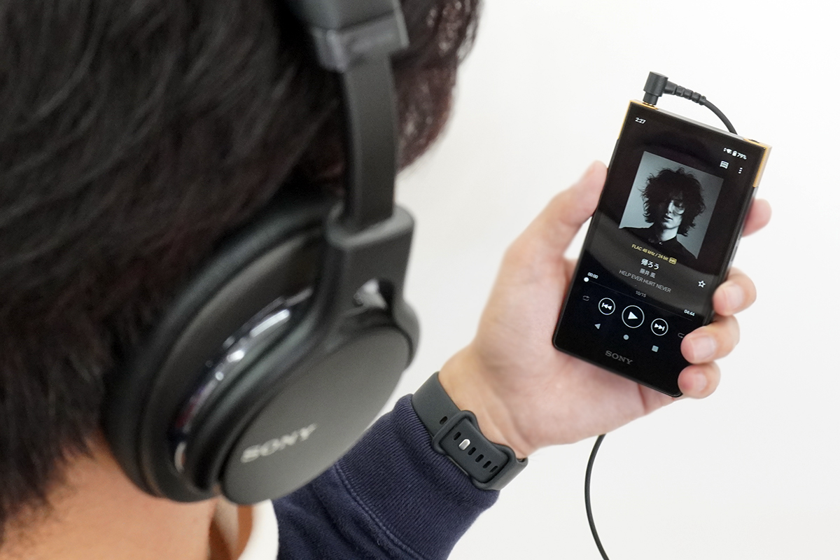 ストリーミング対応ウォークマンハイエンドモデル「NW-ZX707」実機