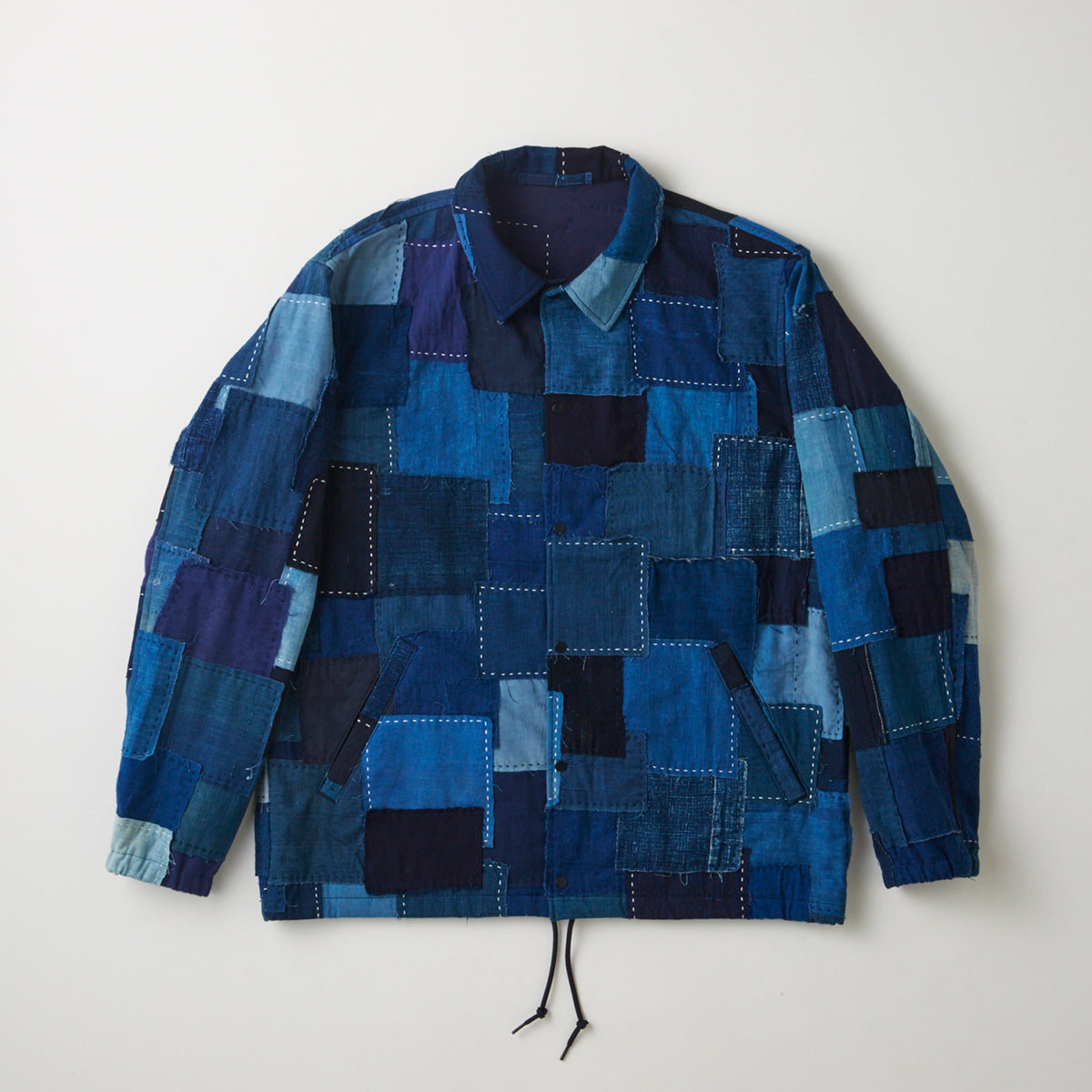 Vintage Boro Patchwork Coaches Jacket – KUON Tokyo