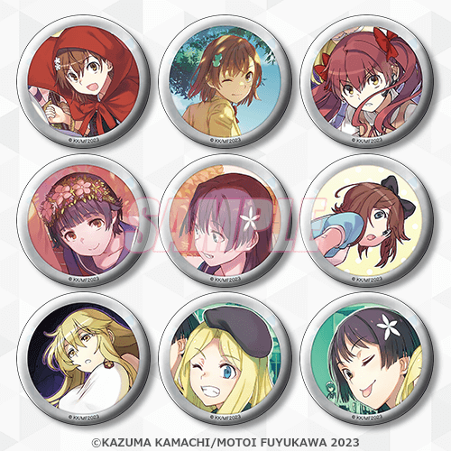 とある科学の超電磁砲 白井黒子 発光 缶バッジ レア くじ とある