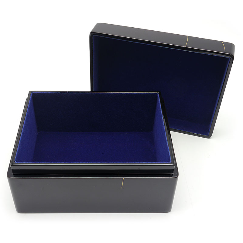 オススメ商品】小池敏夫(雅号：静峯) 輪島塗 宝石箱 伝統工芸品 黒 漆