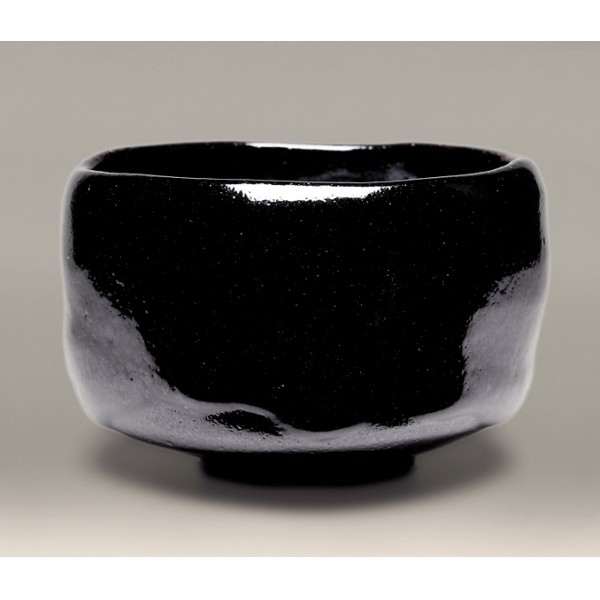 楽入印 黒楽茶碗「老松」ノンカウ写 | 楽入 | 京ものさんぽ