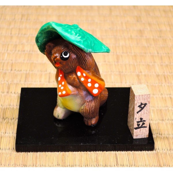 京陶人形 豆狸 夕立 晋司作 | 小刀屋忠兵衛 | 京ものさんぽ