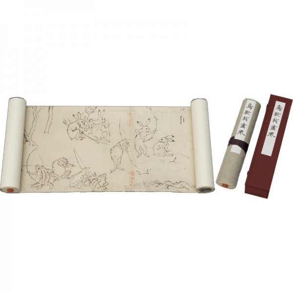 原寸絵巻物〈国宝 鳥獣人物戯画 甲巻〉 | 高山寺公式ショップ | 京もの
