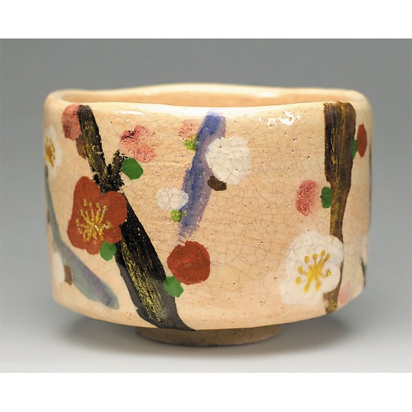 乾山「槍梅の画」 茶碗 | 楽入 | 京ものさんぽ