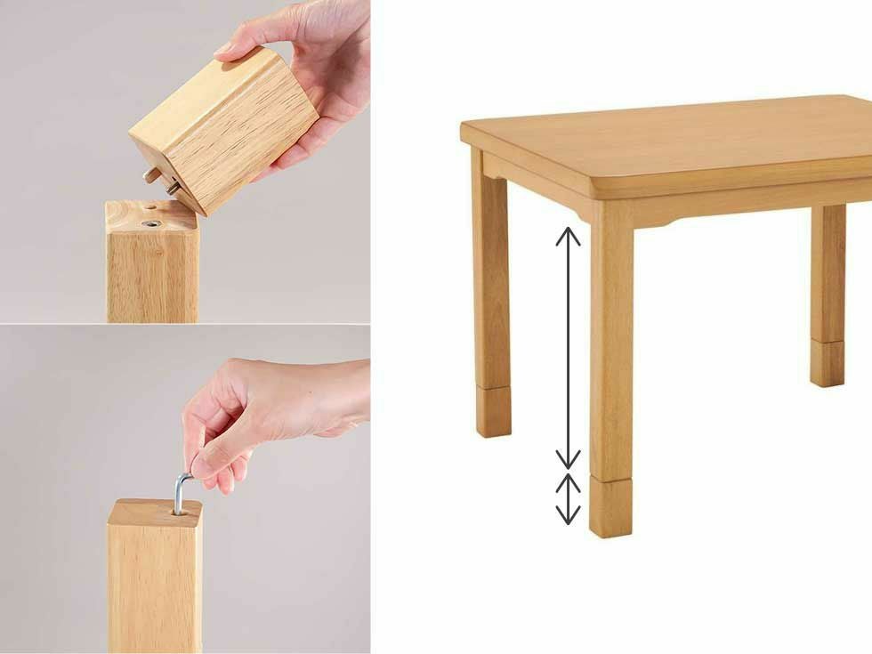 販売終了】ダイニングこたつ90×75cmKDR-32243 | コイズミオンライン