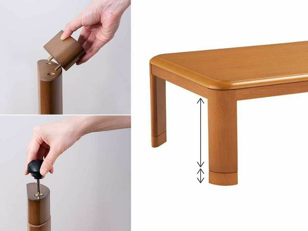 販売終了】家具調こたつ人感センサー付120×80cmKTR-34230S | コイズミ