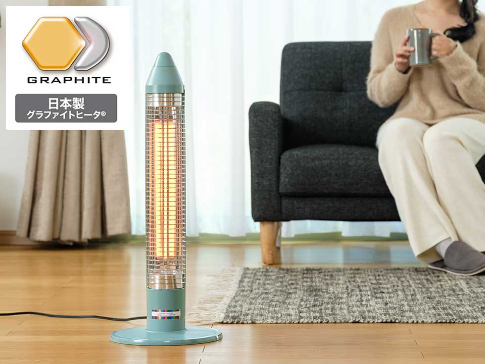 グラファイトヒーターサクラクレパスコラボ遠赤電気ストーブKKS-06253