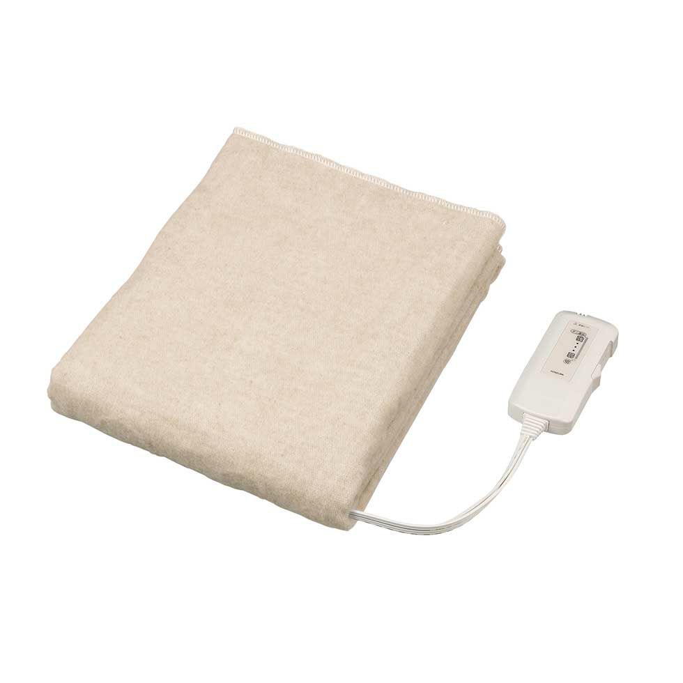 KOIZUMI 電気毛布 電磁波カット 2枚セット ストライプ ゼンケン 電磁波