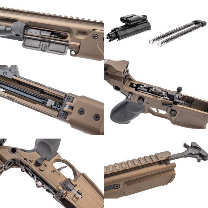 シグ SIG DMR-16インチ ハンドガード サプレッサーTAN MCX 実物