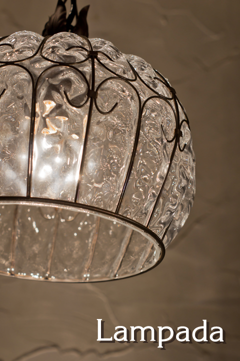 イタリア製 ムラノガラスペンダント丸型 ￥121,000（税込） | Lampada