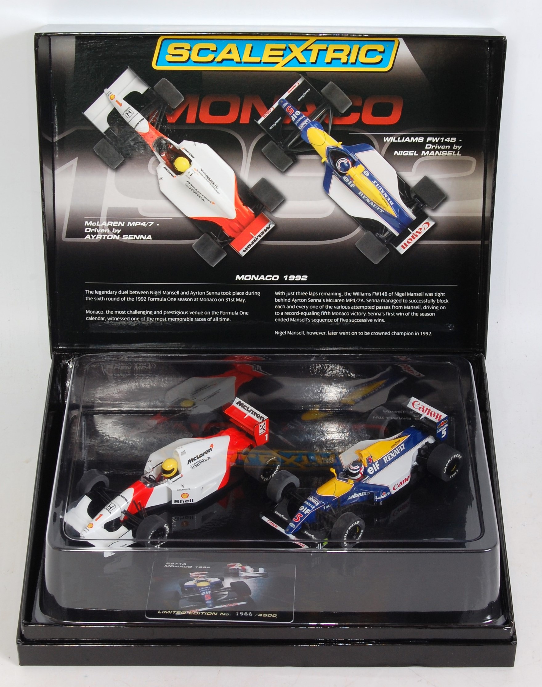 Lot 3319 - A Scalextric No. C2971A Monaco 1992 twin