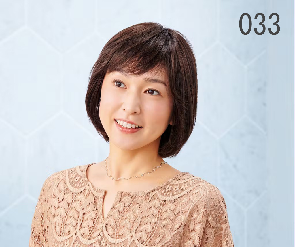 ミディアム:シンプルウィッグ 033:シンプルでおしゃれなミディアムボブ