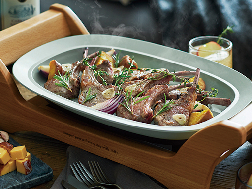 くっきー新品未使用LADONNAホットプレート 45cm グリルプレート 楽天