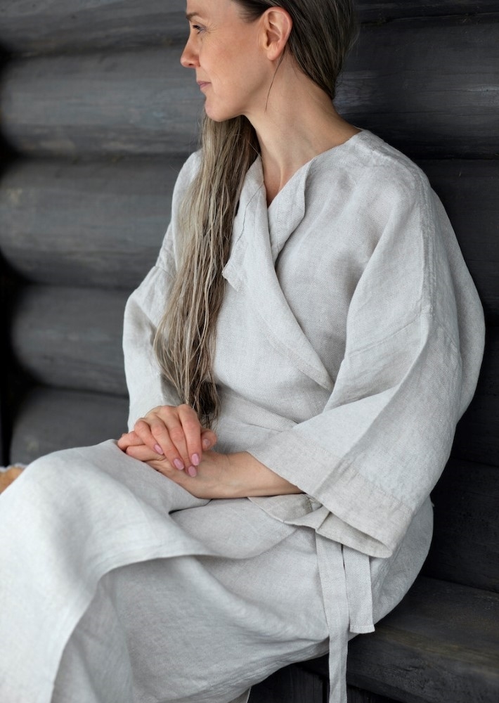 KASTE bathrobe – LAPUAN KANKURIT（ラプアンカンクリ）