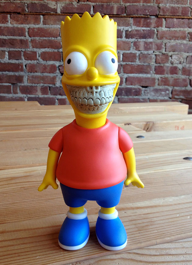 ロンイングリッシュ シンプソンズ バート フィギュア BART GRIN ロン