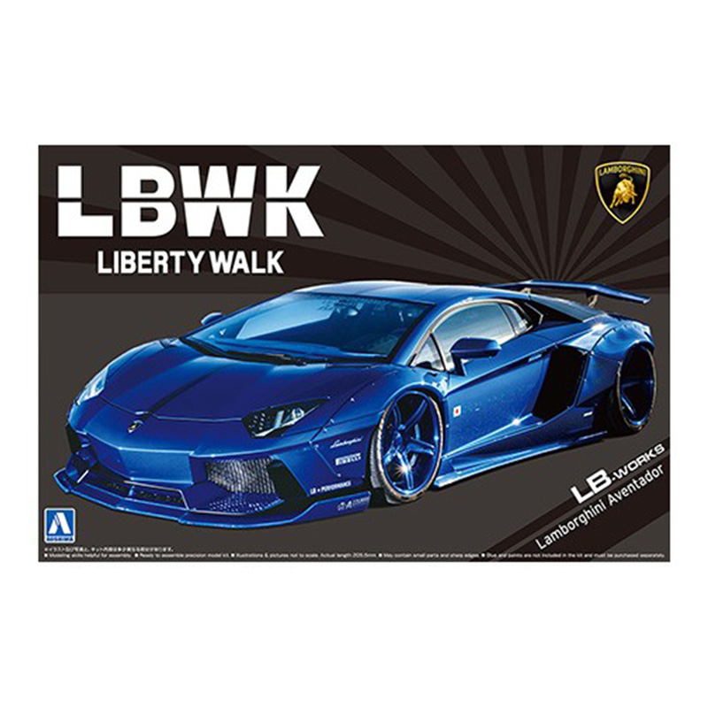 AOSHIMA Plastic model 1/24 LB-WORKS Lamborghini Aventador ver.2