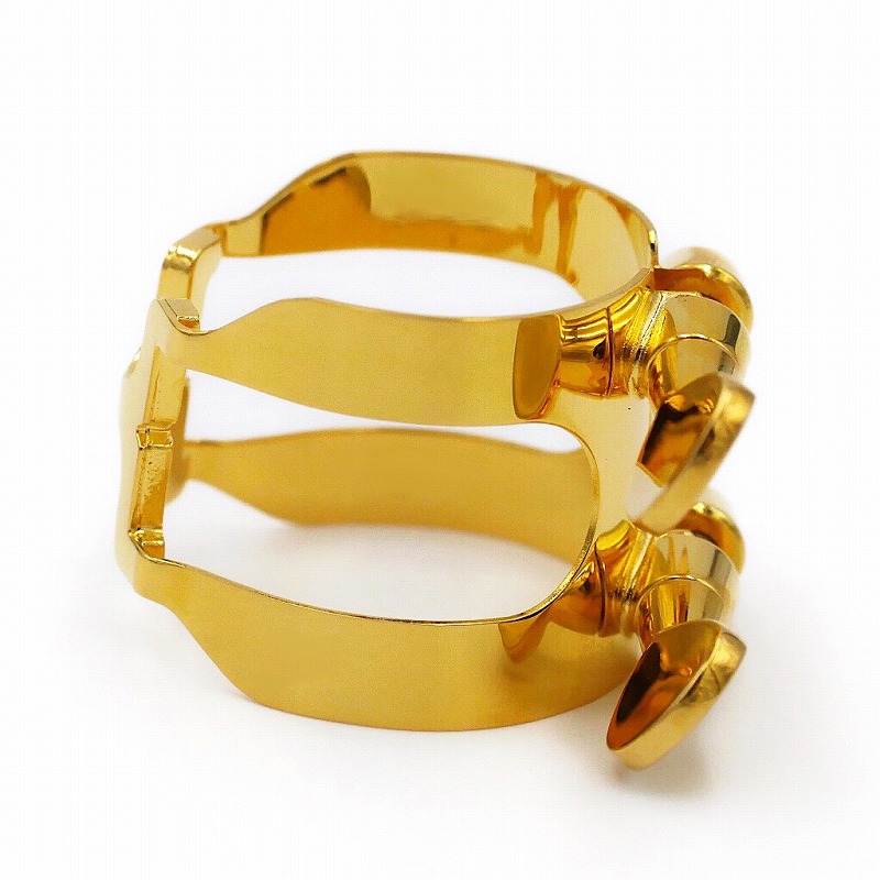 ハリソン / テナーサックス用リガチャー（ラバー用） / 金メッキ（GP