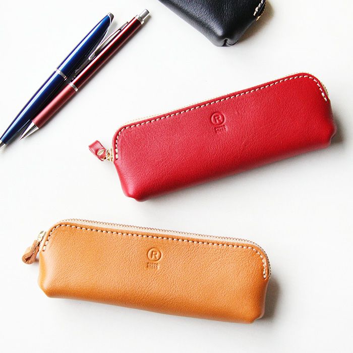 コンパクトペンケース[sokunou] ｜革鞄・革小物のPORCO ROSSO