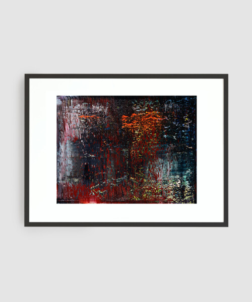 限定マット額装品/ゲルハルト・リヒター/Abstract Painting GERHARD