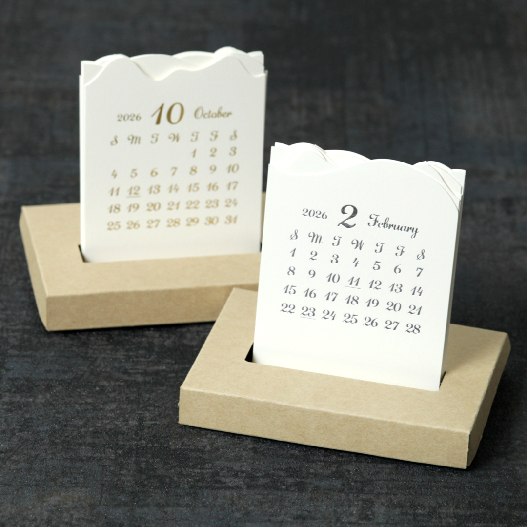 小さな箔押し工房 LEDA[レダ] | 箔押し名刺／箔押し封筒を少部数から