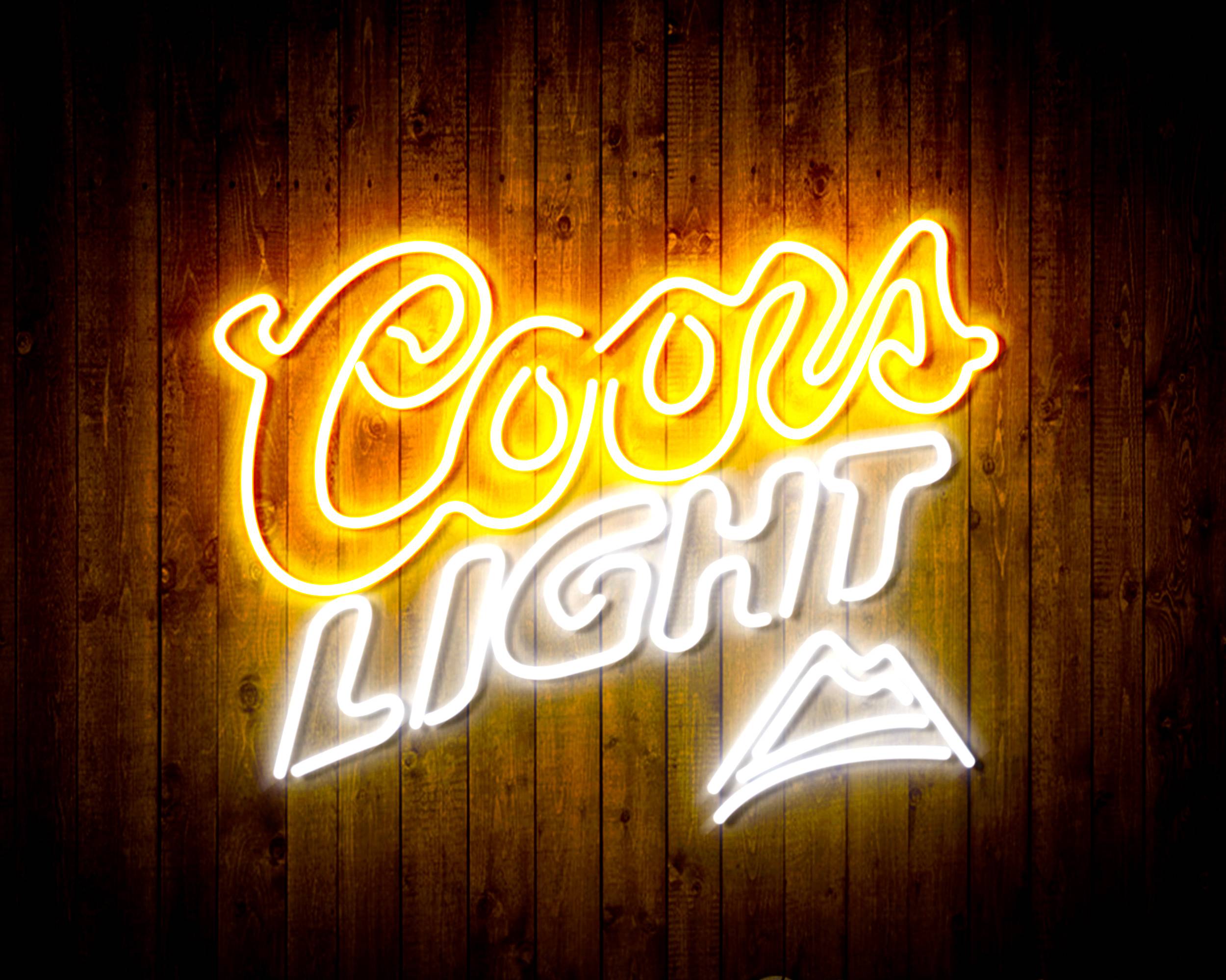 Coors Light ネオン看板 ネオンサイン ネオンライト ビンテージ Amazon