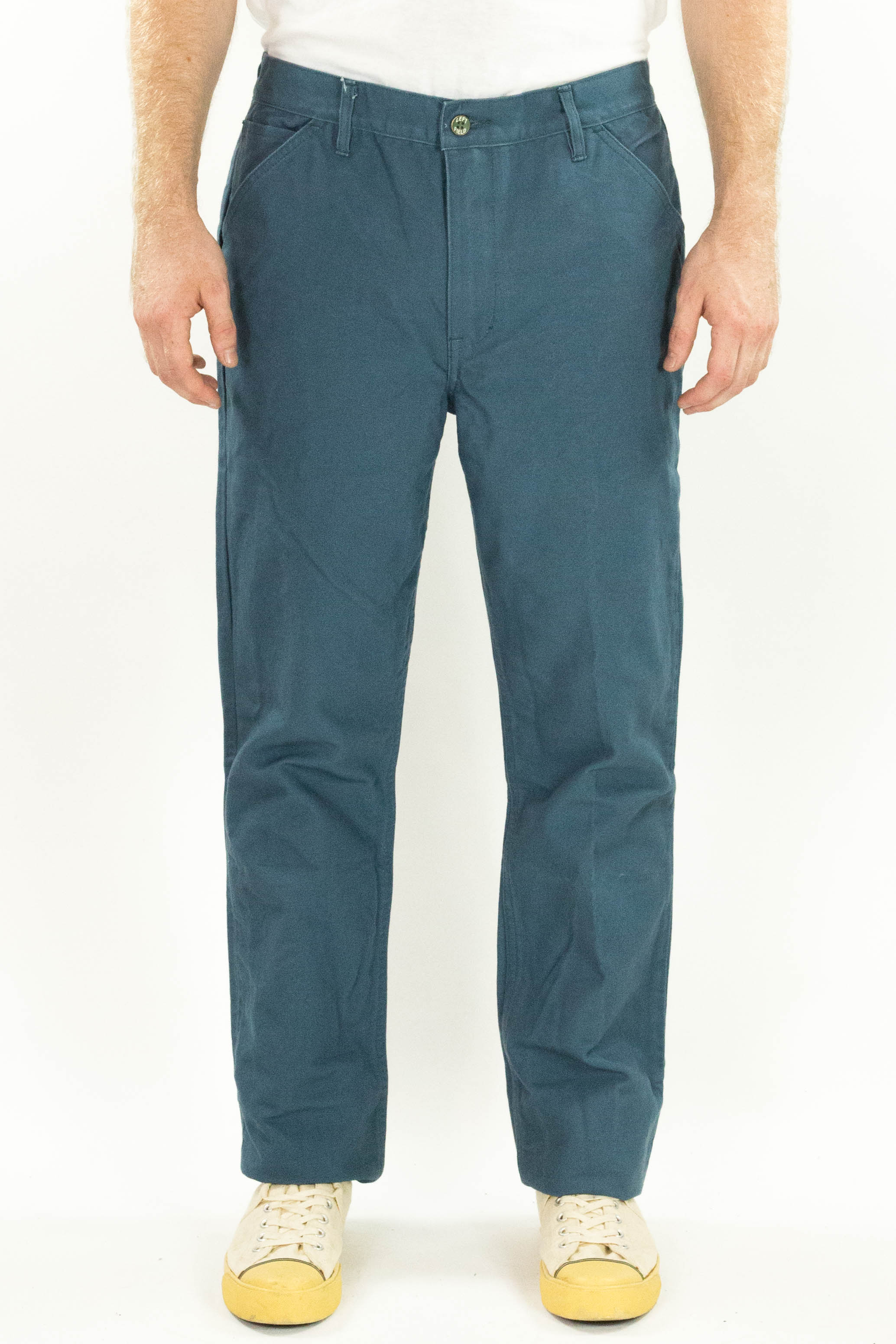 Steel Blue Work Uniform Mt. Vernon Mills Duck Chino – Left Field NYC