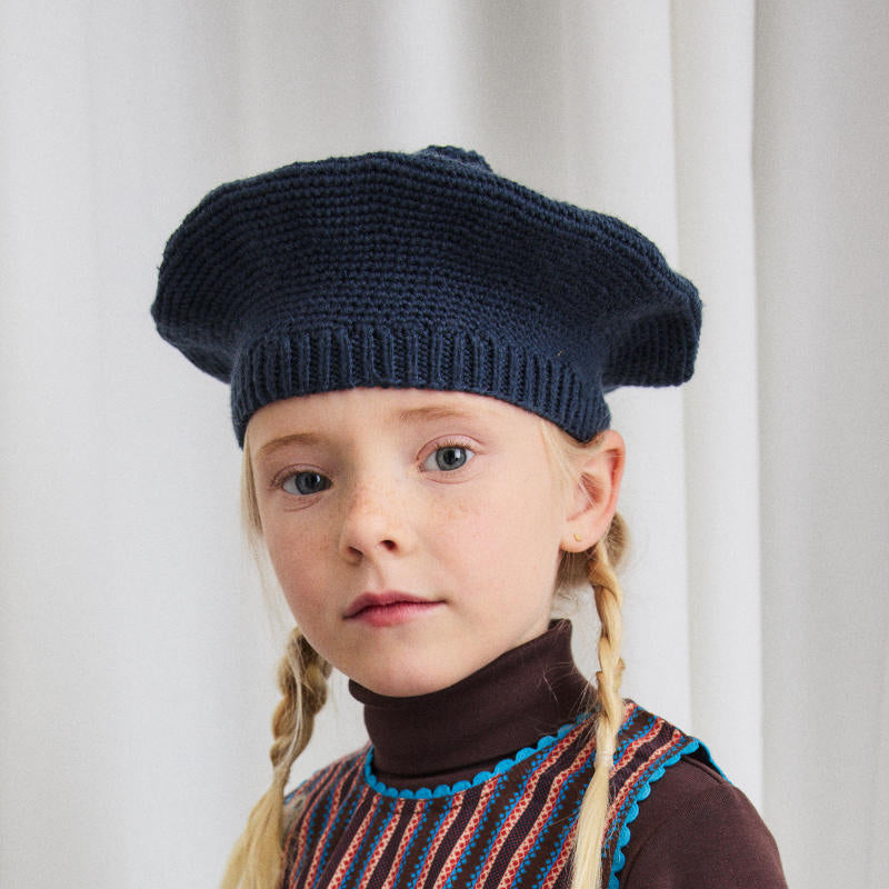 Misha&Puff ベレー帽 Misha&Puff ニットベレー帽4-8y