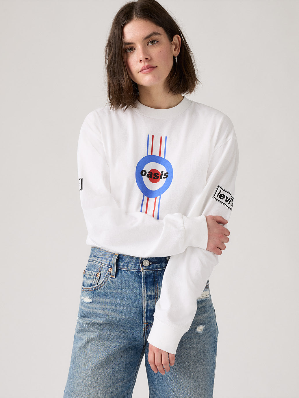 LEVI'S® x OASIS MOD ロングスリーブバンドTシャツ – リーバイス®公式
