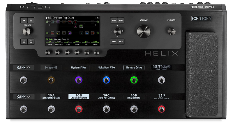 LINE 6 HELIX LT MONOケース付き ペダル破損品 Line6 Helix LT 専用